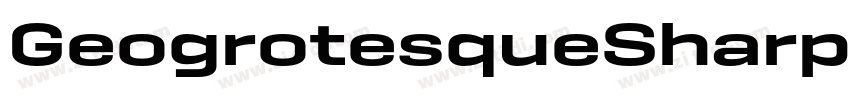 GeogrotesqueSharp Bd字体转换